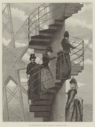 Die Pariser Ausstellung, Sonntags-Empfang am Eiffelturm